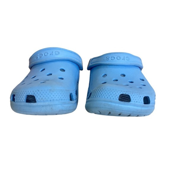 Crocs Women's size 7 Blue water sandal shoe men’s size 5 clog casual slip on - Picture 2 of 9